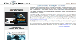 Desktop Screenshot of blythinstitute.org